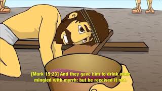 The Crucifixion  Story Of Easter Animated Cartoon Jesus Cartoon [upl. by Alberic]