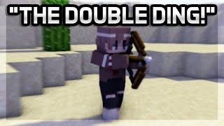 Mj Owns U Does the Double Ding in Hive Skywars [upl. by Namlak]