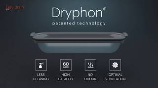 Easy Drain Clean shower drains Minimal cleaning with Dryphon® technology [upl. by Aloke420]