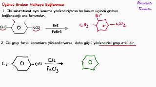 ORGANÄ°K KÄ°MYA AROMATÄ°K BÄ°LEÅÄ°KLER  ÃœÃ‡ÃœNCÃœ GRUBUN HALKAYA BAÄLANMASI [upl. by Hadias]