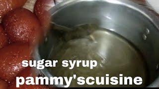 How to make simple sugar syrup easy and quick by pammy pammyscuisinestudio [upl. by Ewald986]