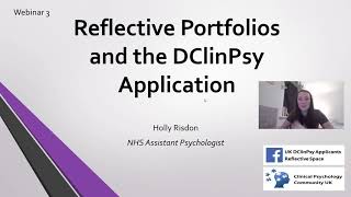 Reflective portfolios and the DClinPsy application [upl. by Neiht]