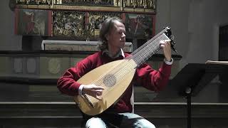 Silvius Leopold Weiss 16871750  Bourrée in B Flat Major Magnus Andersson Baroque Lute [upl. by Loring]