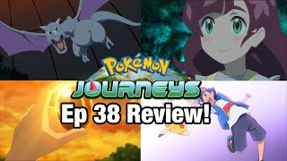 Goh Catches Aerodactyl Pokémon Journeys Anime Episode 38 Review [upl. by Ranique]