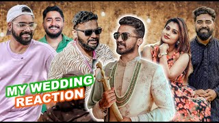 MY WEDDING 😍 YOUTUBERS REACTION 😱 [upl. by Gnohp]