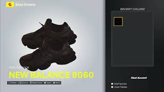 NBA 2K25 Shoe Creator  How to make Balenciaga LED Track Runners [upl. by Flanna]