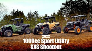 Yamaha RMAX 1000 vs CanAm Commander 1000R vs Polaris General XP 1000 Sport Utility SXS Shootout [upl. by Elberta716]