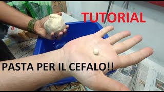 TUTORIAL  Come preparare la nostra pasta per la pesca al cefalo con qualche trucchetto utile [upl. by Skipton]