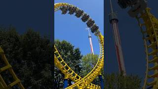 Nighthawk Coaster Carowinds [upl. by Enovaj55]