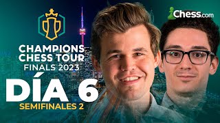 ¿Pueden REMONTAR Caruana amp Wesley contra Carlsen amp Nodirbek  Champions Chess Tour Finals 2023 S… [upl. by Nerua]