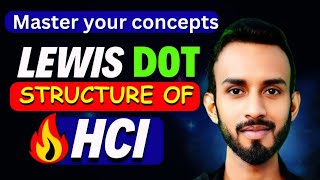 Lewis dot structure of HCl  Electron dot structure of HCl [upl. by Oner]