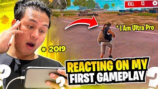 First Time Reacting on My Old Free Fire Video 😱 Noob or Pro  Tonde Gamer [upl. by Harrow]