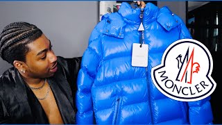 MONCLER MAYA JACKET REAL REVIEW  HOW DOES IT FIT  SIZING  TRY ON‼️  2FLYB [upl. by Nehepts]