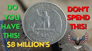 Most Expensive top Quarter Dollar Coins Worth Over 10000 Check If You Have These Coins Worth Money [upl. by Schifra640]