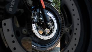 17 inch bike wheel cover  bike pr lagane ke baad look essa aata h  😎❤️ [upl. by Anifares]