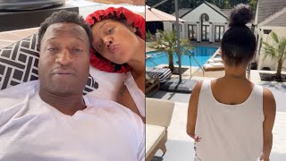 Kirk Frost Dares Wife Rasheeda To Jump Into Cold Pool After Completing Their Backyard Paradise 🥶 [upl. by Orme]