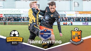 Wie pakt belangrijke punten❓  Rijnsburgse Boys vs HHC Hardenberg  Samenvatting Betnation Divisie [upl. by Luana]