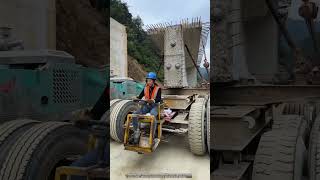 The process of transporting large reinforced concrete structures [upl. by Gabler]