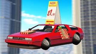 Delivering Pizzas But With Flying Cars GTA RP [upl. by Nehcterg538]