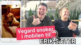 Vegard Harm snoker i mobilen til Erik Sæter [upl. by Max]