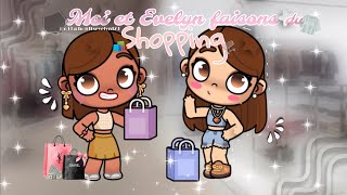 Moi et Evelyn faisons du shopping🛍️💖🛒 collab LuvEvelynnn with voice🎙️  Avatar world 🌍 [upl. by Kletter444]