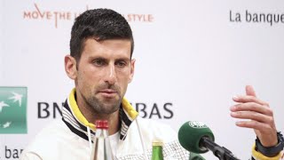 Novak Djokovic shows true colours as Serb walks out of joint French Open press conference [upl. by Axia]