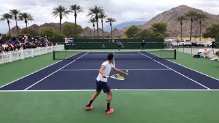 Thanasi Kokkinakis amp Nick Kyrgios  IW Practice Court Level 60fps [upl. by Birchard]