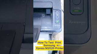 Samsung xpress M2020 test print without Computeramplaptop Easy processshortsvideo shorts printer [upl. by Anilac384]