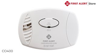 First Alert Basic Battery Operated Carbon Monoxide Alarm  CO400 [upl. by Fritzsche]