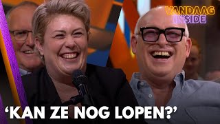 Vrouw in het publiek vertelt dat René ooit iets met haar moeder heeft gehad Kan ze nog lopen [upl. by Demakis291]