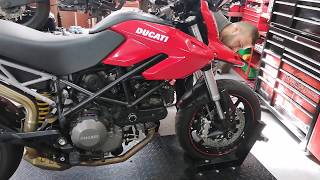 Ducati Hypermotard 796 service  London [upl. by Laefar]