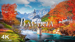 Bavaria 4K HD Autumn Aerial Film  Stunning Footage with Calming Music  Nature 4K Video UltraHD [upl. by Shig]