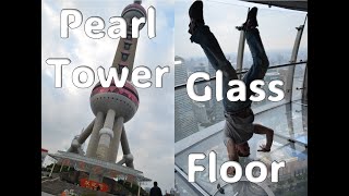 Shanghai Oriental Pearl Tower Glass Floor china glassfloor tower shanghai travel adventure [upl. by Adnalro]