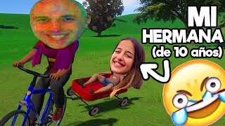 MI HERMANA SALE EN HAPPY WHEELS 3D 😂 [upl. by Mure461]