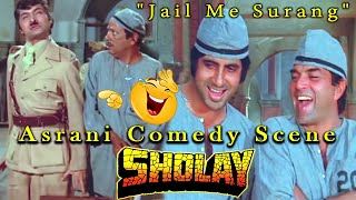 quotJail Me Surangquot Asrani Comedy Scene From Sholay Hindi Movie [upl. by Conni750]