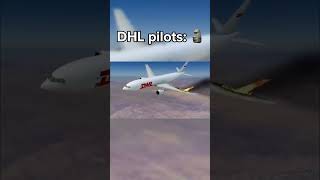 DHL pilots 🗿Remake avaition airplane crash [upl. by Christiano]