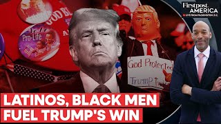 Latinos Black Voters and WorkingClass Help Donald Trump Return to Power  Firstpost America [upl. by Valdas]