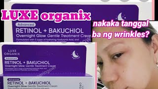 LUXE ORGANIX RETINOL BAKUCHIOL after 1month of using  short review [upl. by Celia]