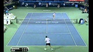 Djokovic vs Cilic  QF Dubai09 [upl. by Rea]