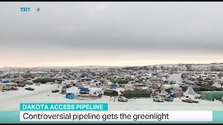 Dakota Access Pipeline Controversial pipeline to get the greenlight [upl. by Ilrahs]