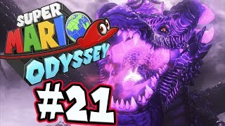 Super Mario Odyssey Part 21 RUINED Kingdom Nintendo Switch Co Op Gameplay [upl. by Labinnah414]