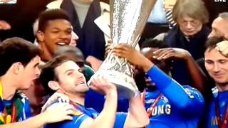 Chelsea FC  UEFA Europa League Winners Trophy Presentation [upl. by Ahtibbat]