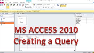 Creating a Query in MS ACCESS 2010 Support us at rohinhdfcybl amp rohinpnbybl [upl. by Bove413]