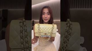 Chanel bag unboxing 💛 [upl. by Lanor]