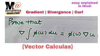 Gradient Divergence and Curl in Hindi  Problem 5 [upl. by Ihsar845]