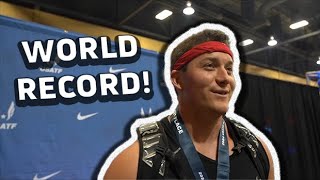 Daniel Haugh Breaks Weight Throw WORLD RECORD At USATF Indoor Championships 2024 [upl. by Malas]