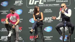 Conor McGregor and Dustin poirier press Conference [upl. by Lledroc]