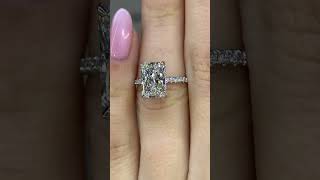 3ct Radiant Diamond Engagement Ring  quotGemmaquot [upl. by Temple]