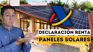 💸 Deducción de PLACAS SOLARES en DECLARACIÓN DE LA RENTA 2023 [upl. by Jessen]