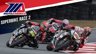 Steel Commander Superbike Race 2 at New Jersey 2024  FULL RACE  MotoAmerica [upl. by Anitsej]